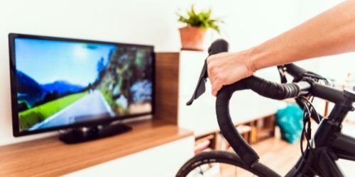 virtuele route indoor fiets