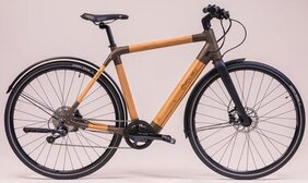 elektrische lichtgewicht fiets bamboe urban